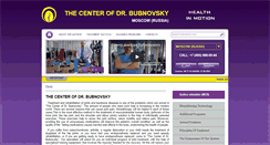 Desktop Screenshot of bubnovsky.com